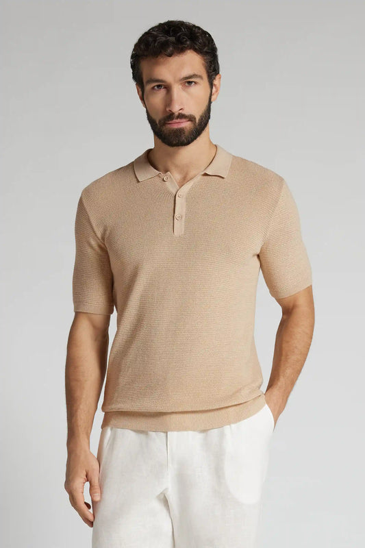 Men’s 100% Cotton Mesh Polo