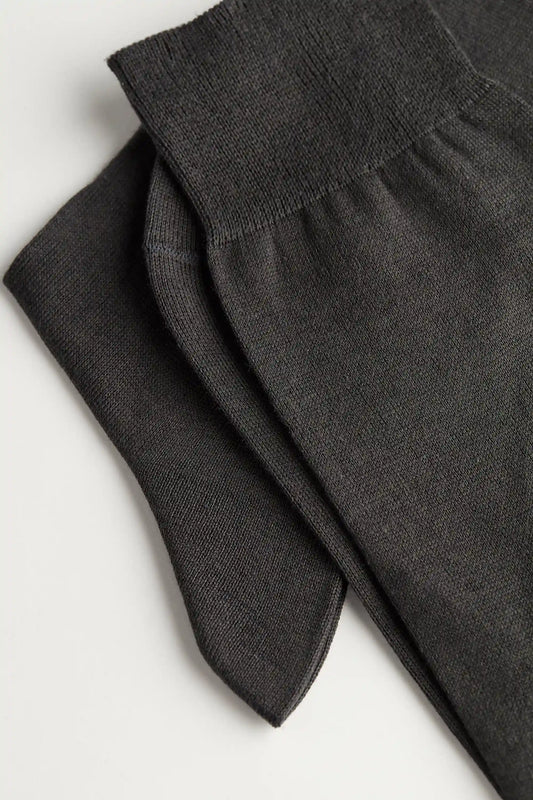Short Cashmere-Silk-Cotton Socks