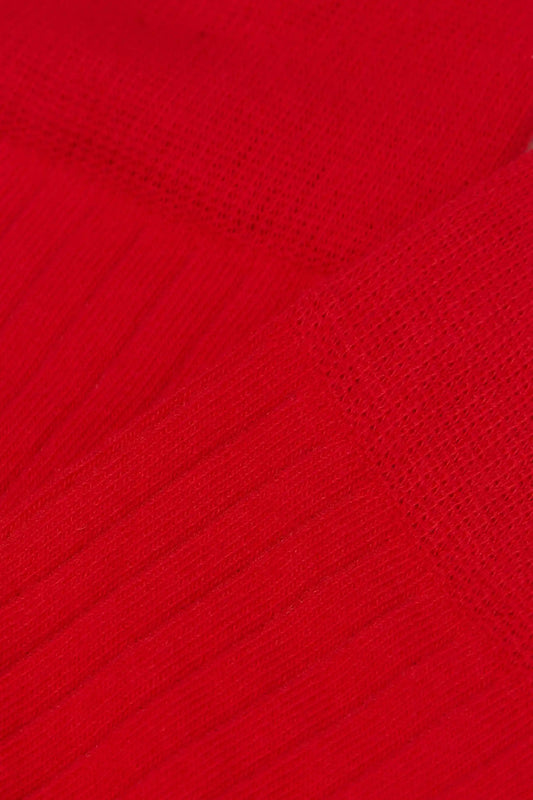 Ribbed Soft Cotton Short Socks
