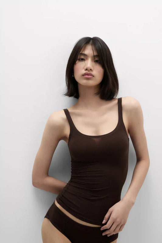 Sheer Cotton Tank Top