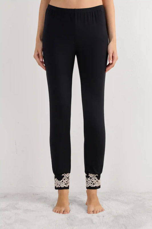 Pretty Flowers Full Length Cuffed Modal Pants