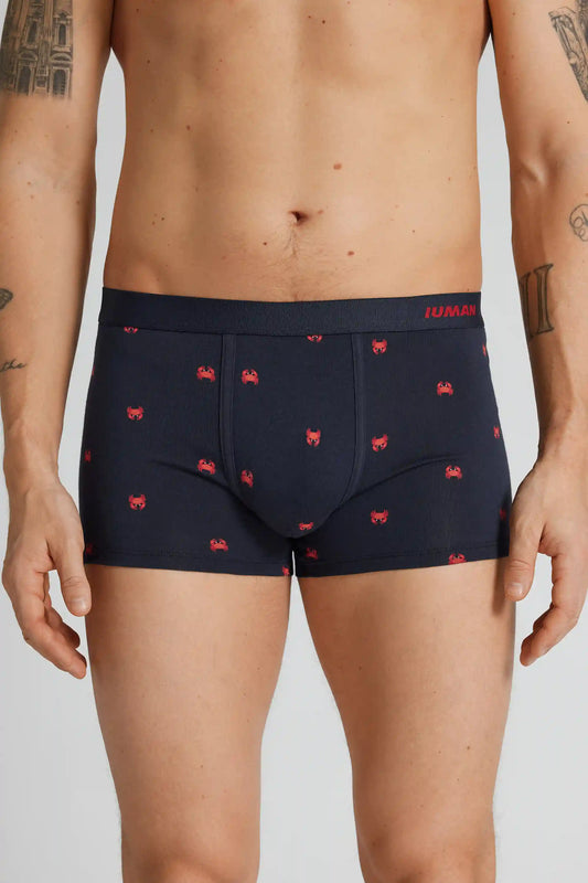 Crab Print Superior Cotton Boxers