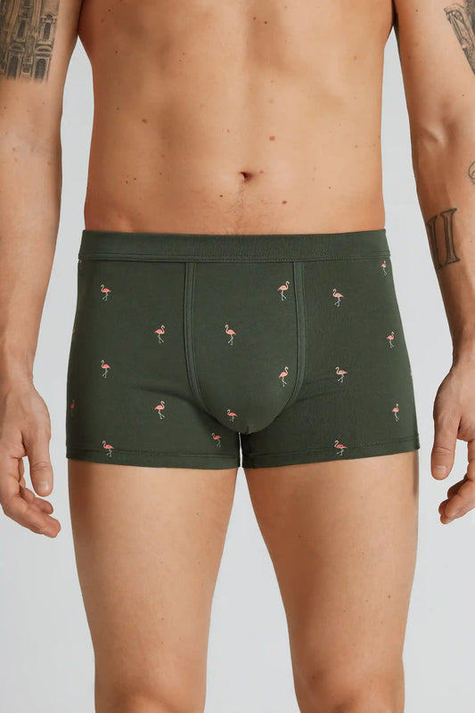 Flamingo Print Superior Cotton Boxers