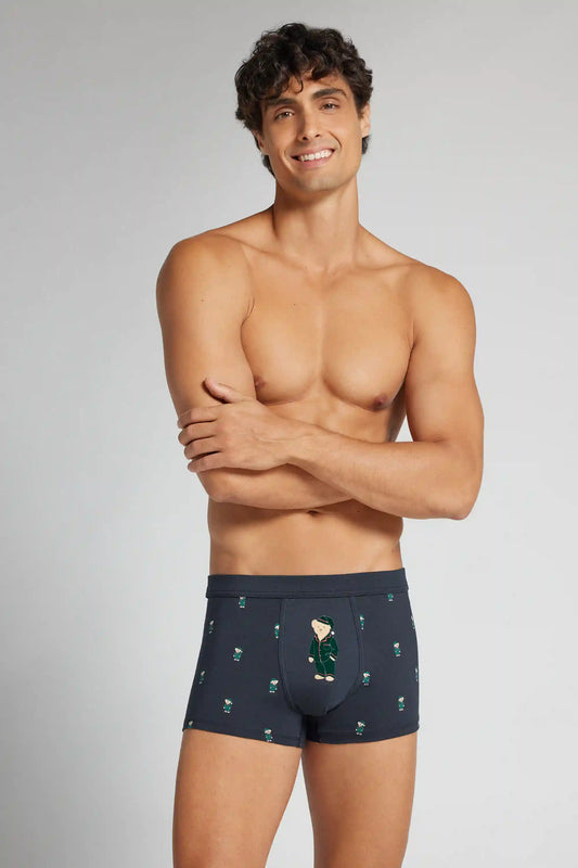 Men’s Sleepy Bear Print Superior Cotton Boxers