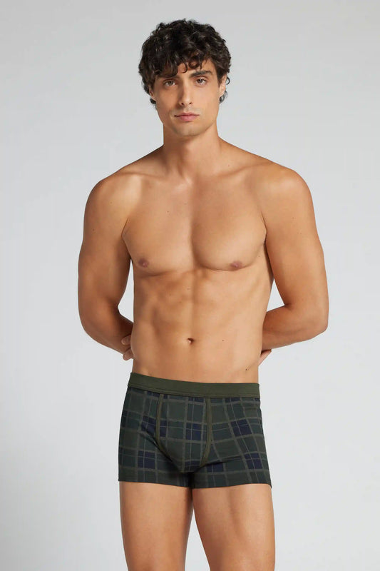 Men’s Tartan Print Superior Cotton Boxers
