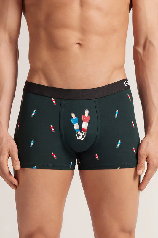 Foosball Print Superior Cotton Boxers