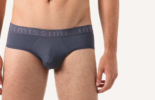 Microfiber Briefs with Logo Detail