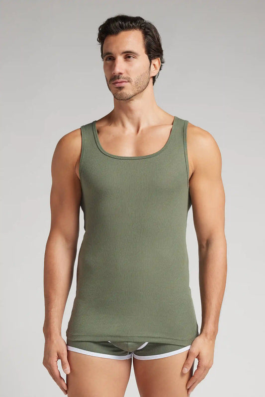 100% Superior Cotton Ribbed Tank Top