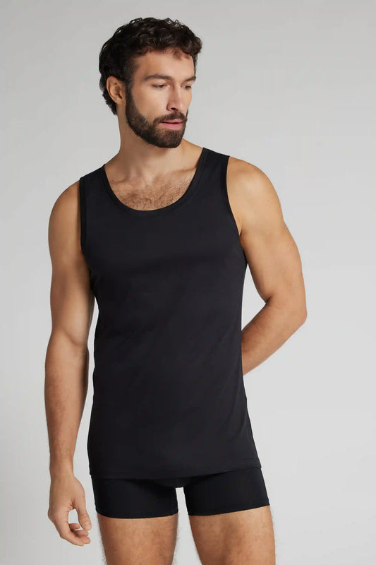 Mercerized Superlight Cotton Vest Top filo Premium