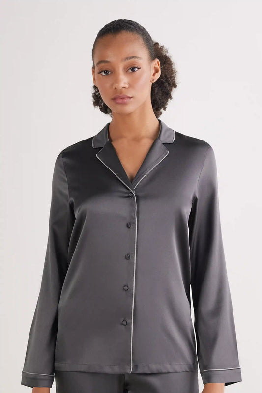 Menswear Cut Silk Jacket