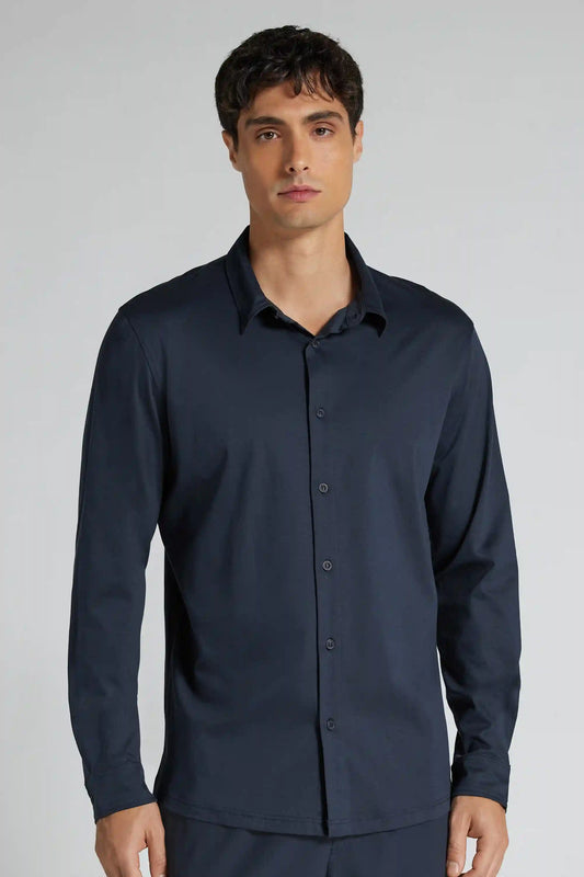 Superlight Mercerized Cotton Long Sleeve Shirt Filo Premium