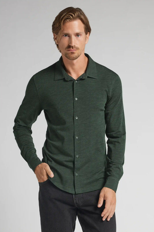 Men’s Merino Wool Long Sleeve Shirt