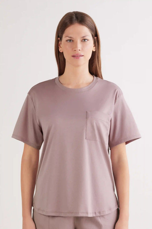 Elevated Cotton Short Sleeve Top