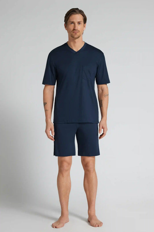 Short Mercerized Cotton Pyjamas filo Premium