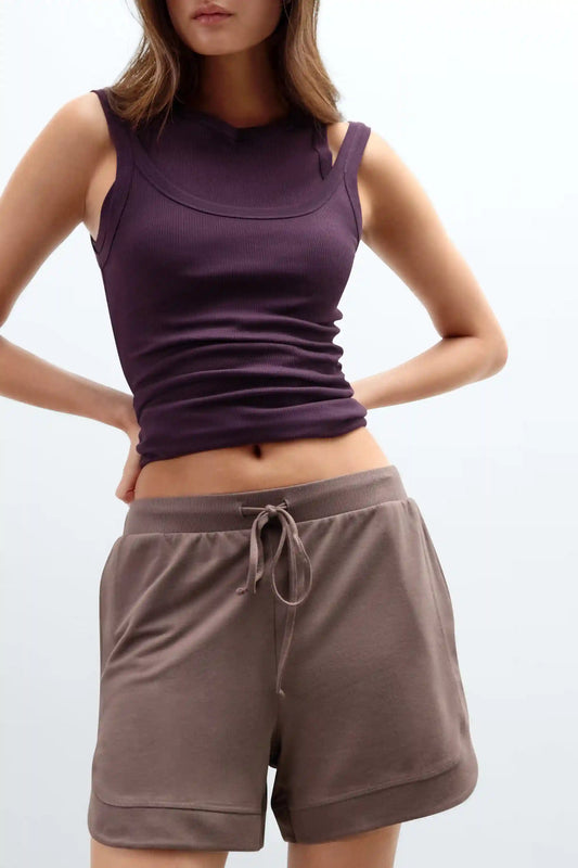 Sporty & Chic Shorts in Modal and Cotton