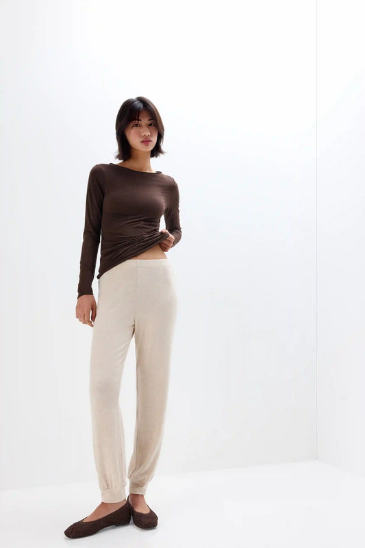 Luxury Softness Full Length Modal Pants with Cashmere