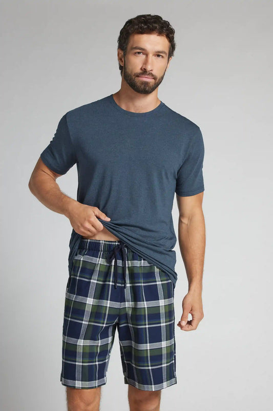 Check Print Cloth Shorts