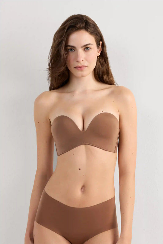 Laura Bandeau Bra in Ultralight Microfiber
