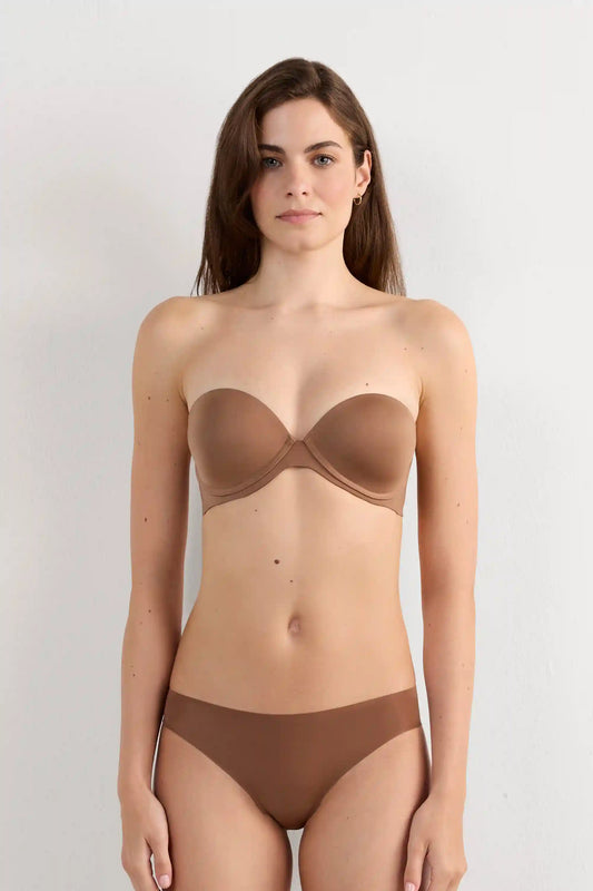 Anna Bandeau Bra in Ultralight Microfiber