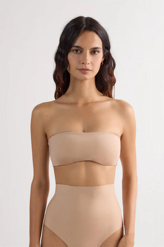 Ilaria Bandeau Bra in Ultralight Microfiber