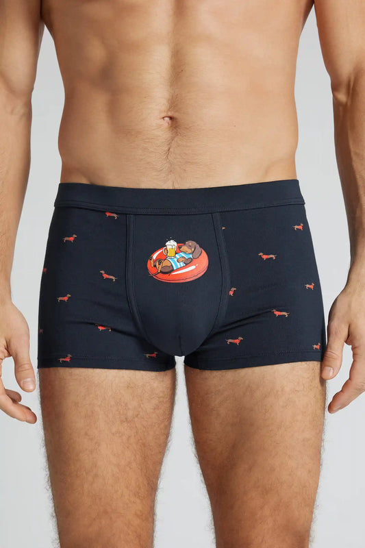 Dachshund Print Superior Cotton Boxers