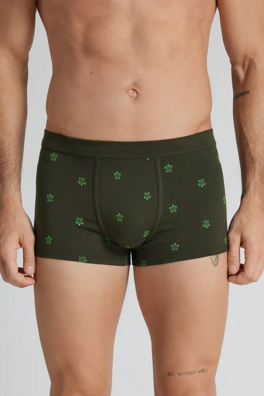 Turtle Print Superior Cotton Boxers