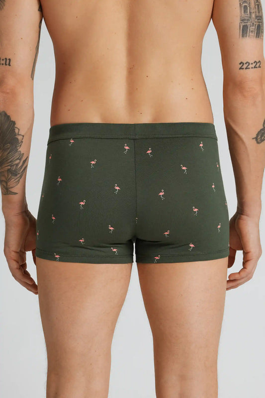 Flamingo Print Superior Cotton Boxers
