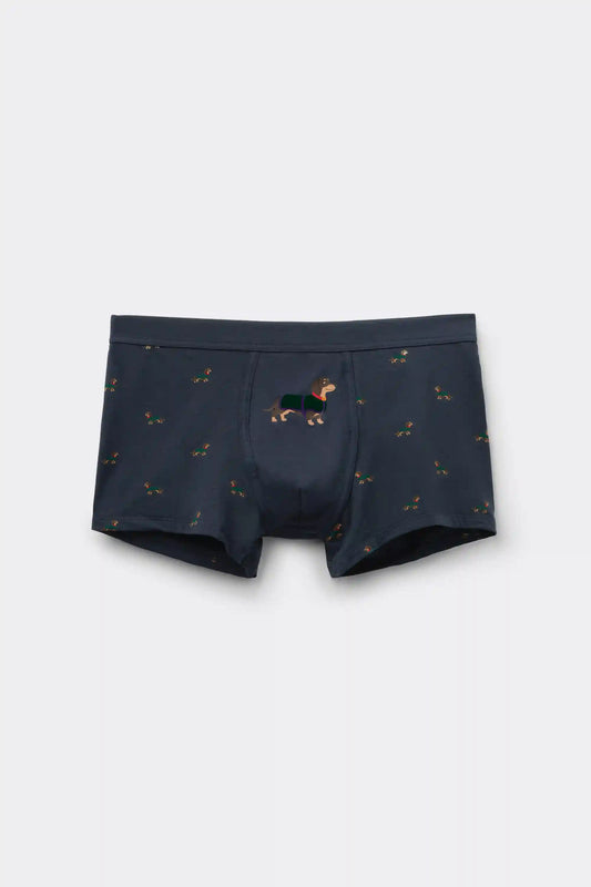 Men’s Dachshund Print Superior Cotton Boxers