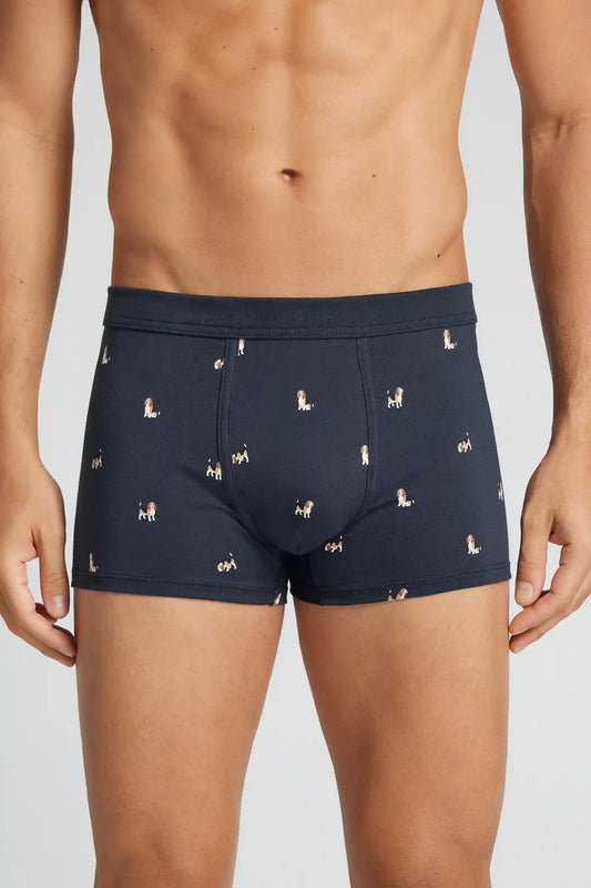Men’s Beagle Print Superior Cotton Boxers