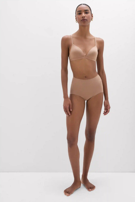 Light Shaping Cotton High Waist Panties