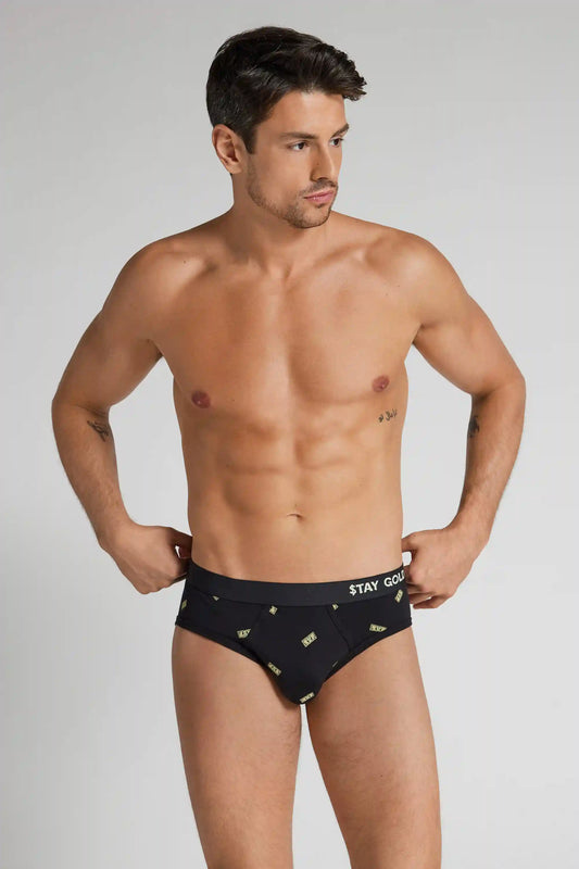 Money Print Superior Cotton Briefs