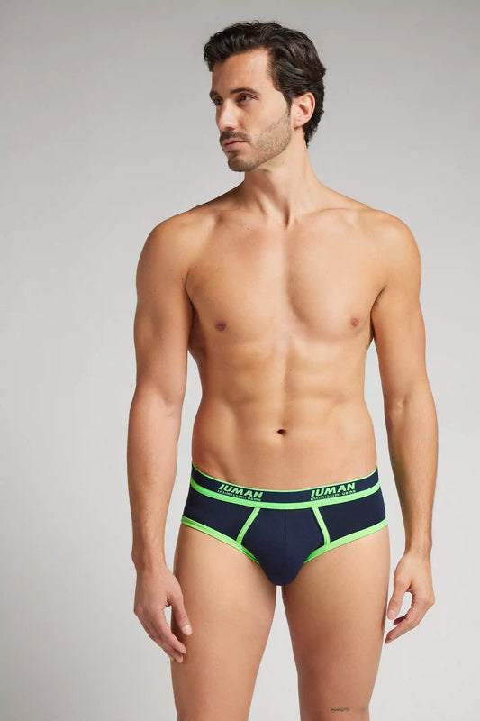 Men’s Superior Cotton Briefs with Logo