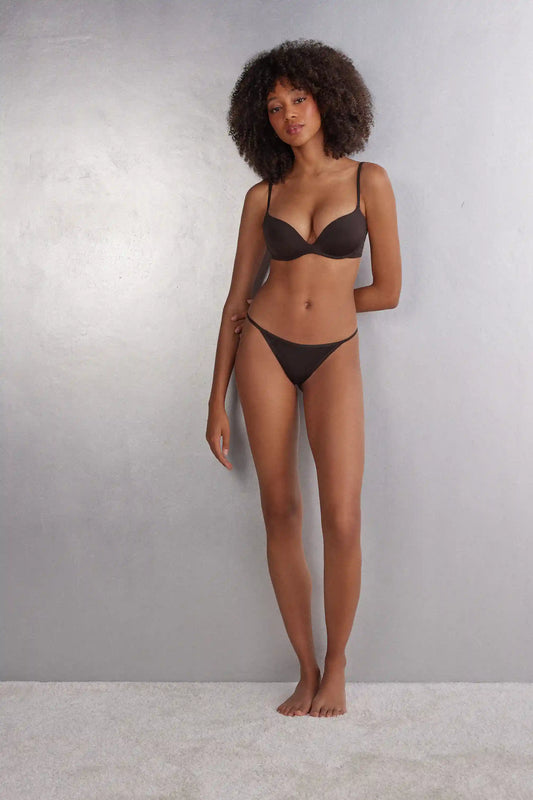 Thong with Ultralight Microfiber Straps